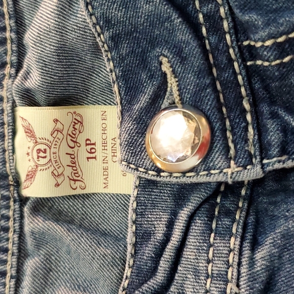 Faded glory lightwash denim, 16P - Picture 3 of 4